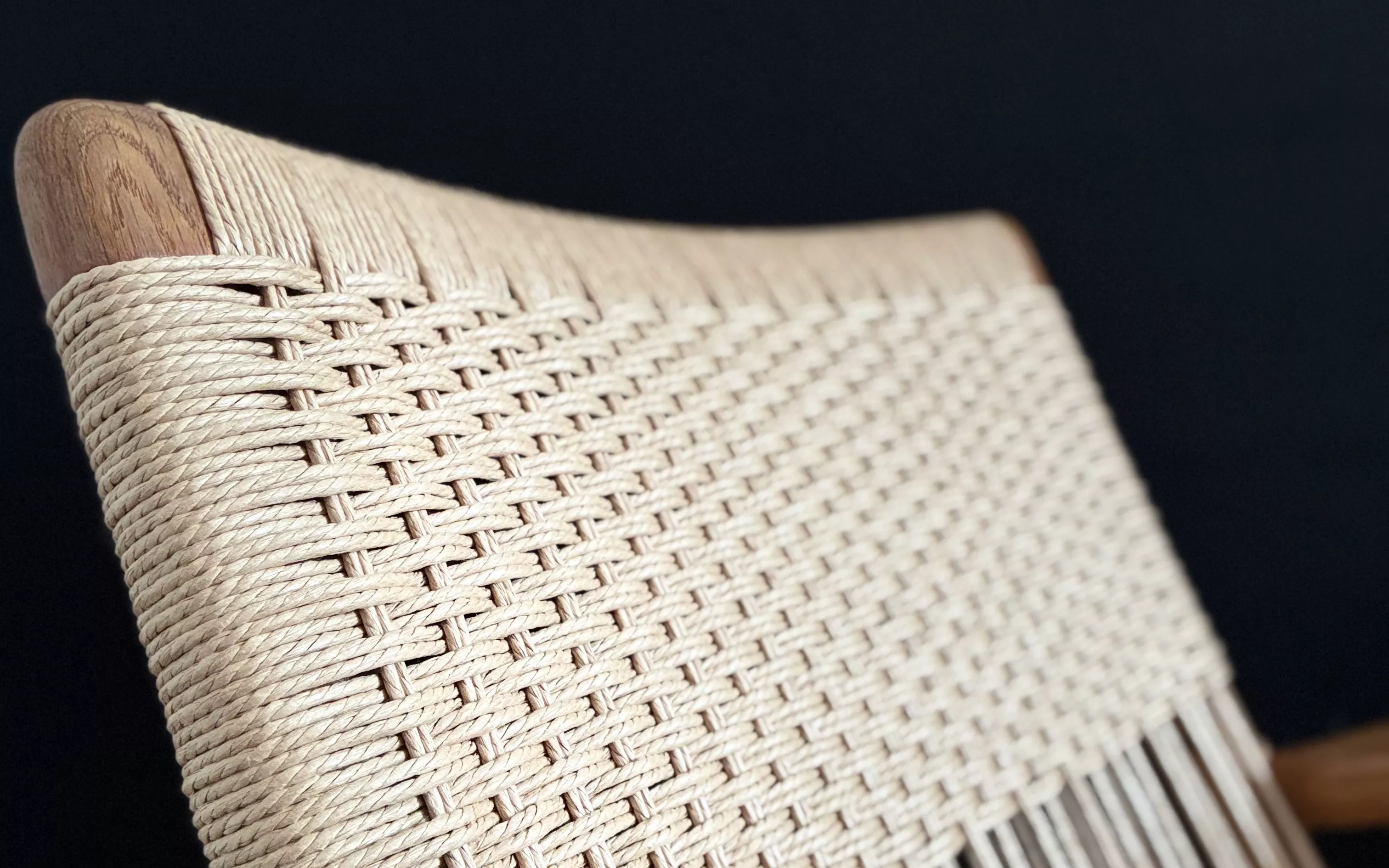 restauration fauteuil Wegner