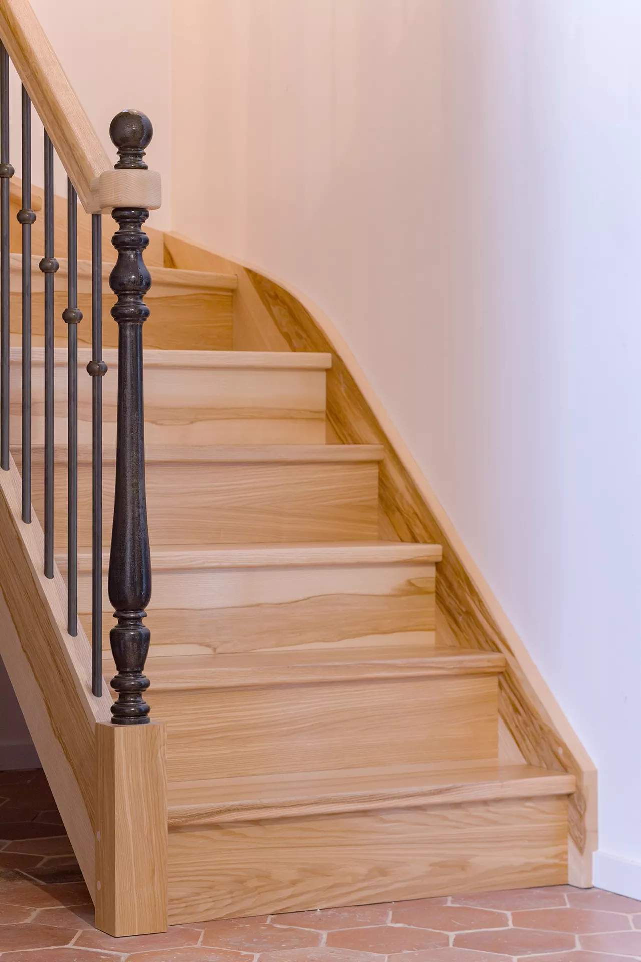 Escalier à l'ancienne