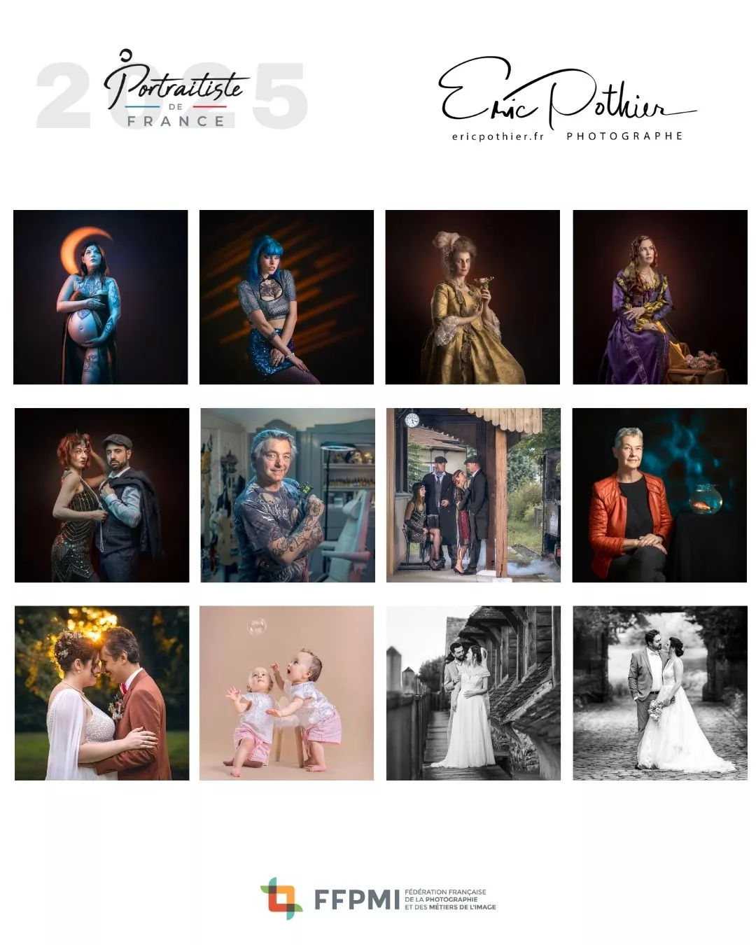 Eric Pothier Photographe Artisan d'Art, Portraitiste de France 2025