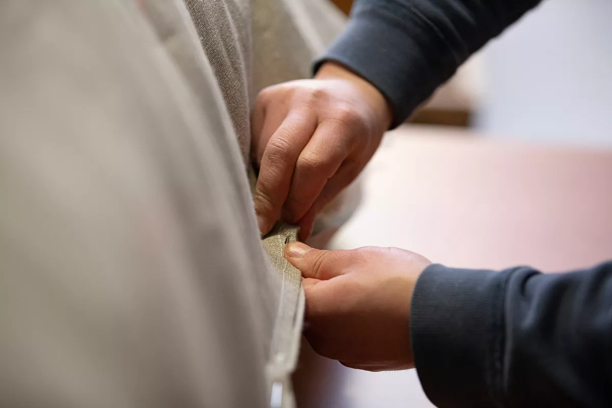 Couture à la ficelle à piquer