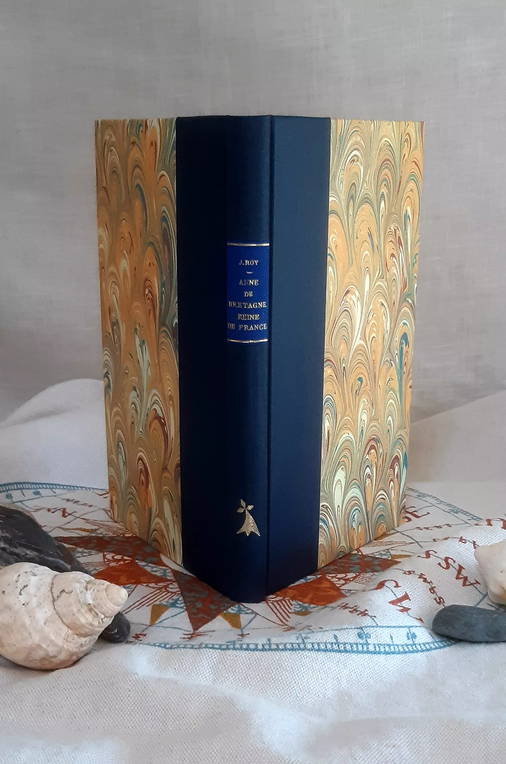 Livre relié Bradel demi-toile + papier