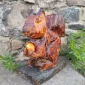Sculpture sur bois écureuil 