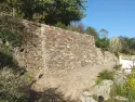 Mur de soutènement schiste