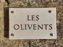 Plaque de villa - plaque de maison en pierre gravée
