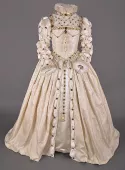 Reconstitution robe d'Elisabeth d'Autriche d'après F. Clouet