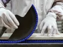 Découpe des bâtonnets de pastel