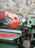 Refente des pièces d'une pochette