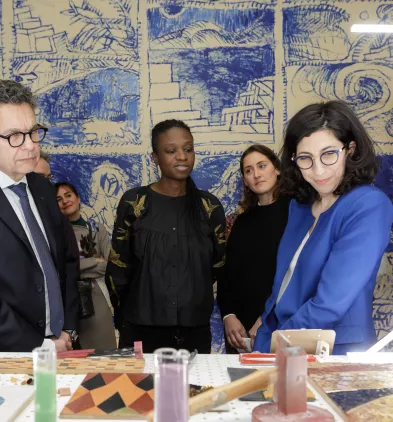 Luc Le sénécal - Sika Viagbo et Rima Abdul Malak - Cérémonie de nomination - promotion 2022 ©MC_Mehrak Habibi