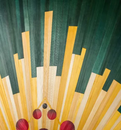 Pièce de Juliette Chevalier, Marqueterie, lauréate Prix Avenir Métiers d'Art 2022 - Augustin Détienne pour l'Institut 