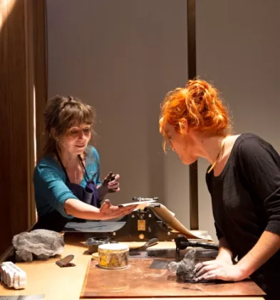 Fanny Boucher et Marie Levoyet à Homo Faber en 2022, Photo Pozzoli