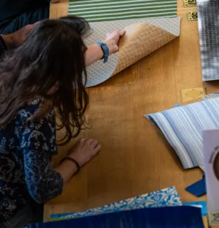 Atelier d'Offard à la bibliothèque Forney pendant les JEMA 2024