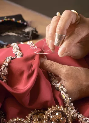 Martine Houdet, Modéliste flou haute couture © Alexis Lecomte
