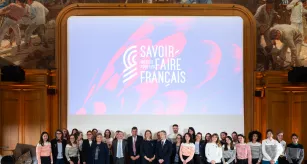 Equipe de l'Institut pour les Savoir-Faire Français lors des 135 ans de l'association en 2024