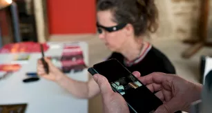 Captation avec la médiatrice de la Maison des Tresses et Lacets 2023