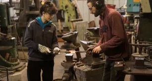 Martin Claudel et Caroline Hasné, taillanderie © mardjane-amin
